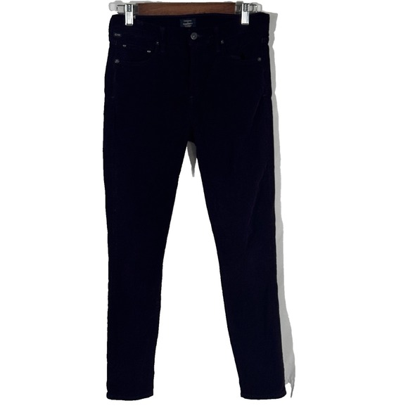 Citizens Of Humanity‎ COH Pants Women 27 Purple Corduroy Ankle High Rise Skinny - Picture 5 of 16